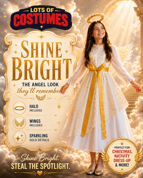 Kids angel costume size guide