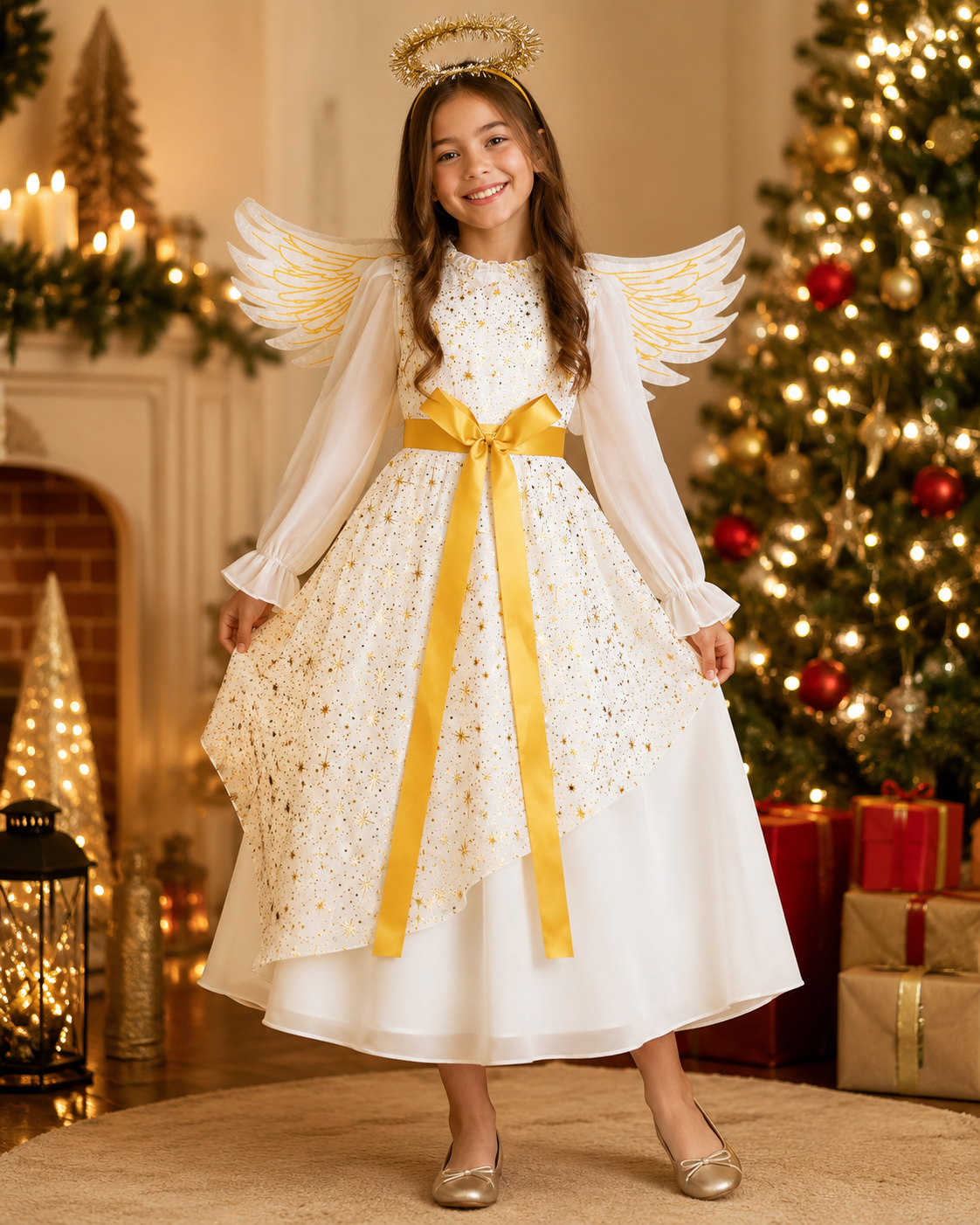 Kids angel costume halo headband